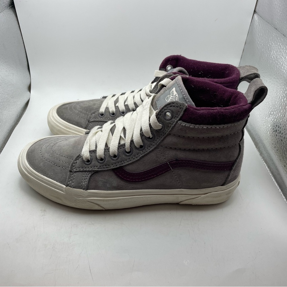 Vans Scotchgard 3M gray suede high womens sneakers size 7
